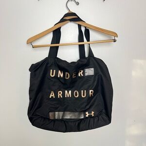 Under Armour Black Tote Gym Bag Work Out‎ Laundry Multipurpose